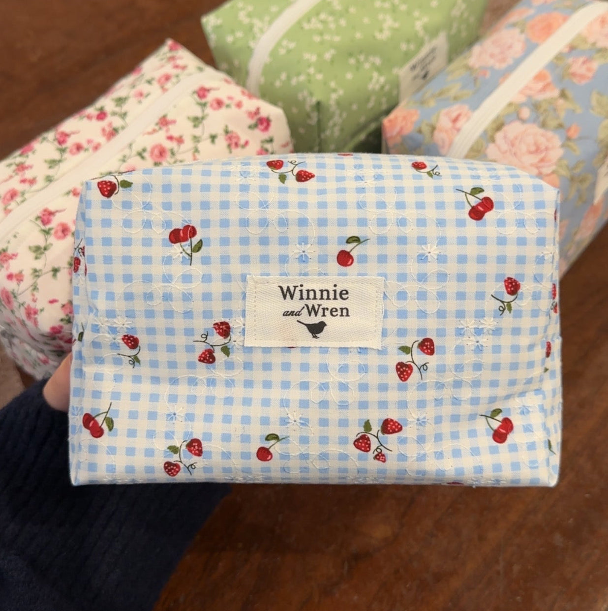 Small Cosmetic Bag - Strawberry Fields