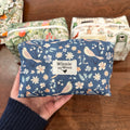 Blue Fairy Wren Handmade Makeup Bag