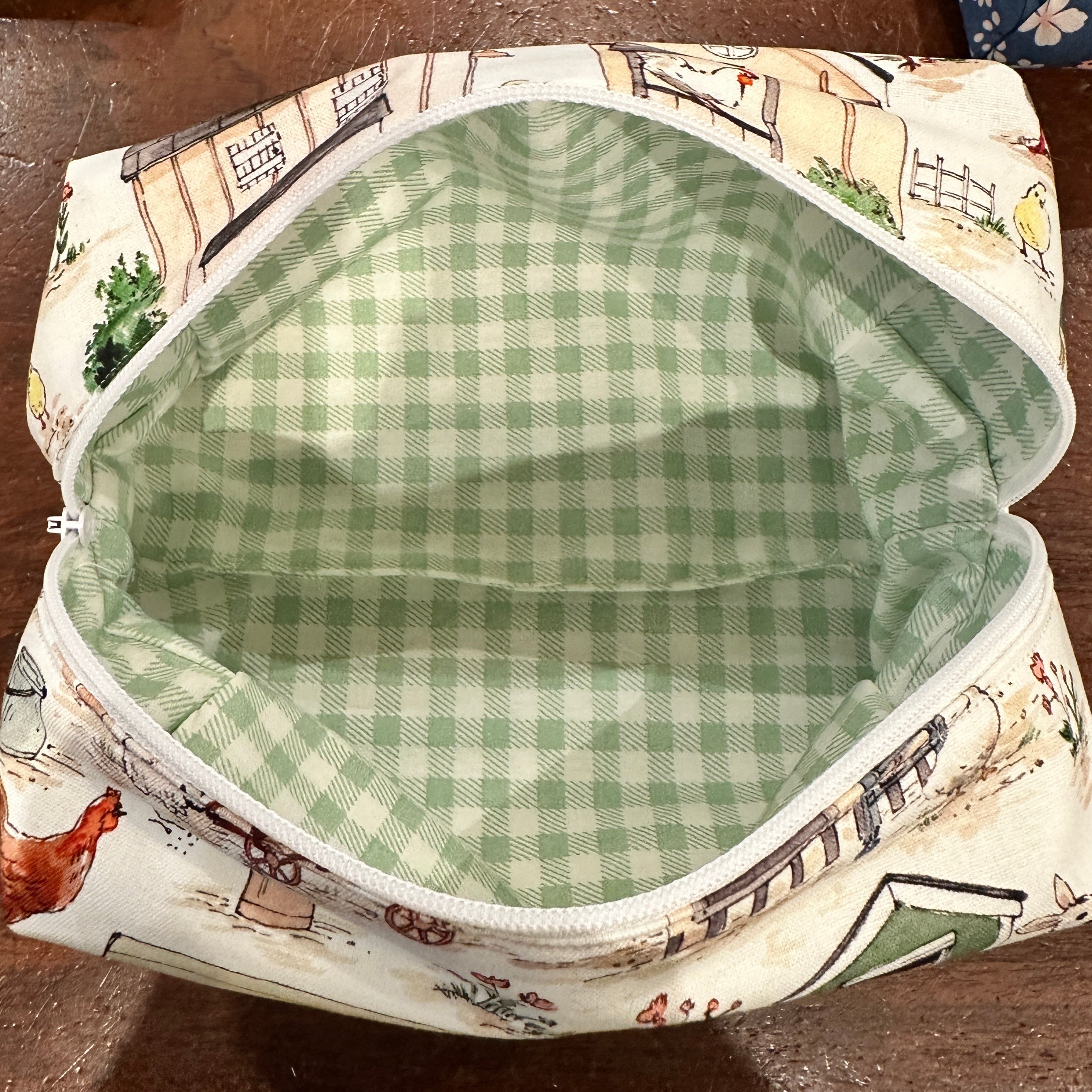 Country Farm Handmade Makeup Bag