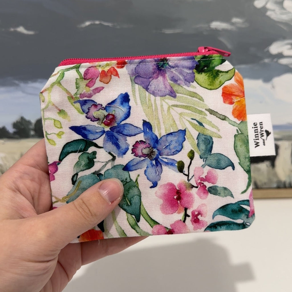 Mini Bag/Coin Purse - Tropical Bloom