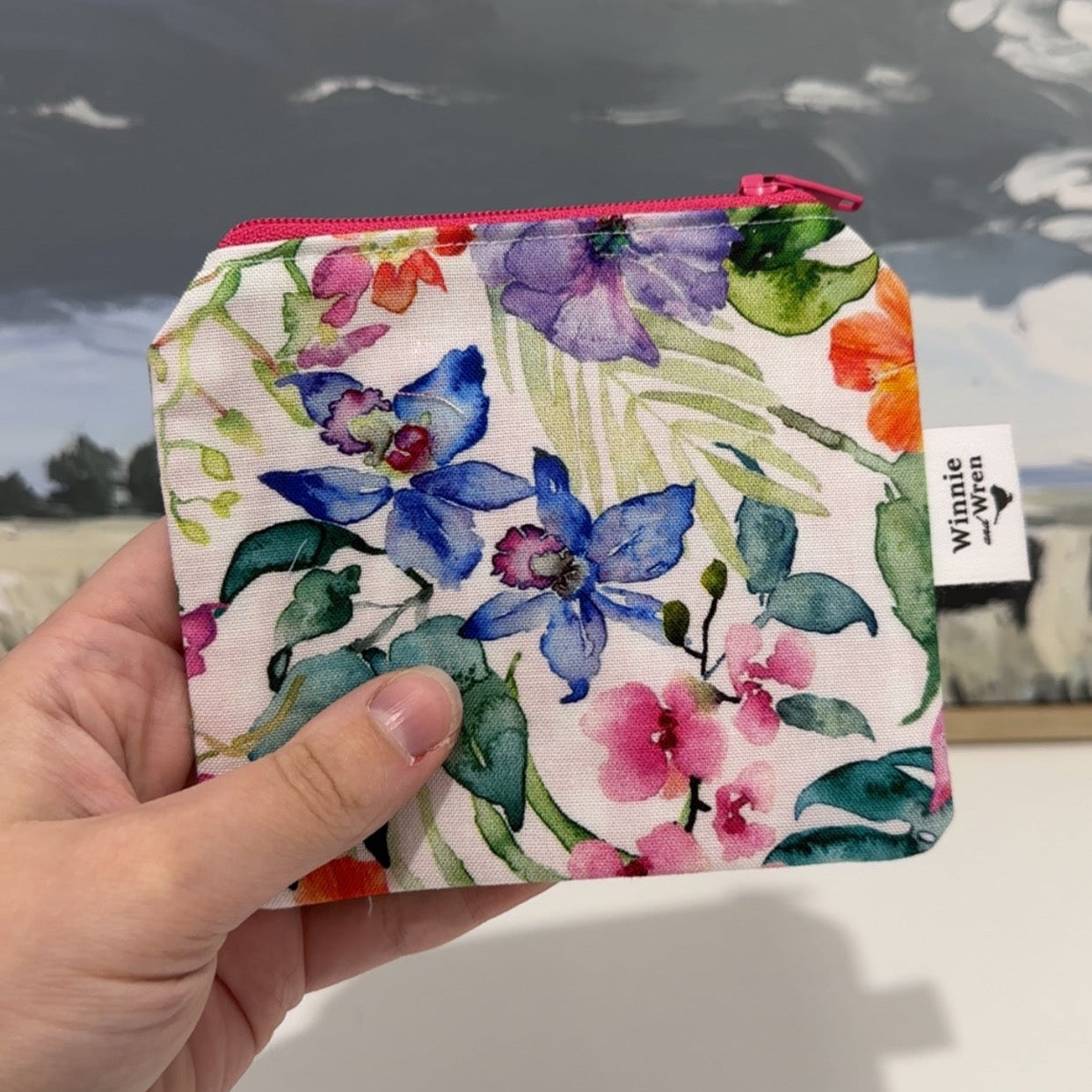 Mini Bag/Coin Purse - Tropical Bloom
