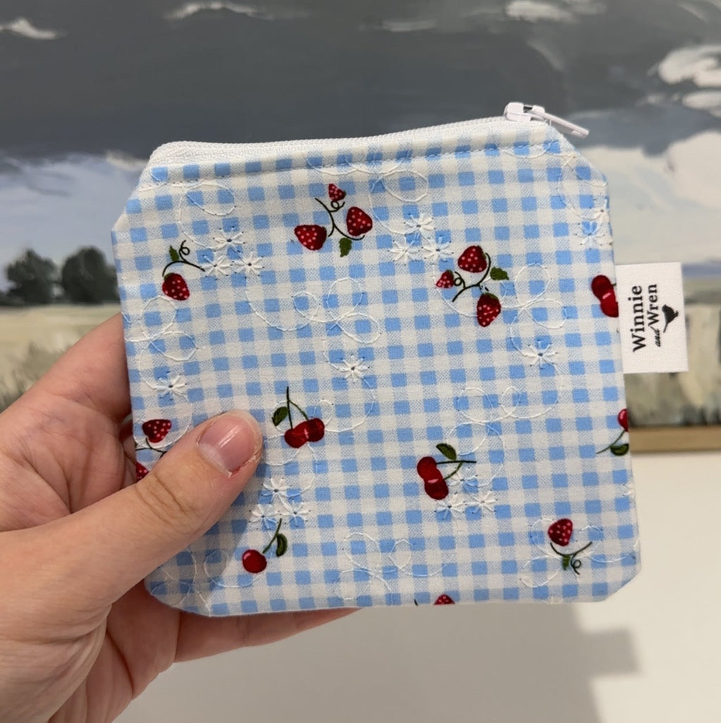 Mini Bag/Coin Purse - Strawberry Fields
