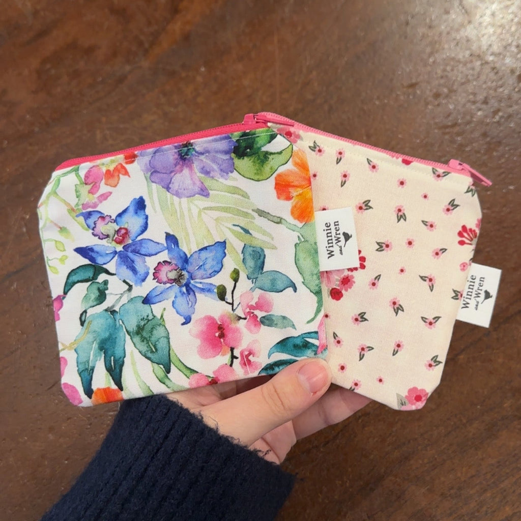 Mini Bag/Coin Purse - Tropical Bloom