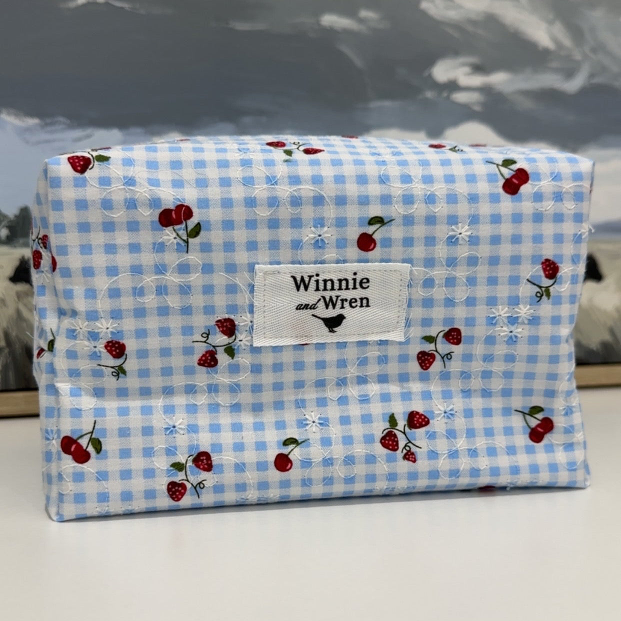 Small Cosmetic Bag - Strawberry Fields
