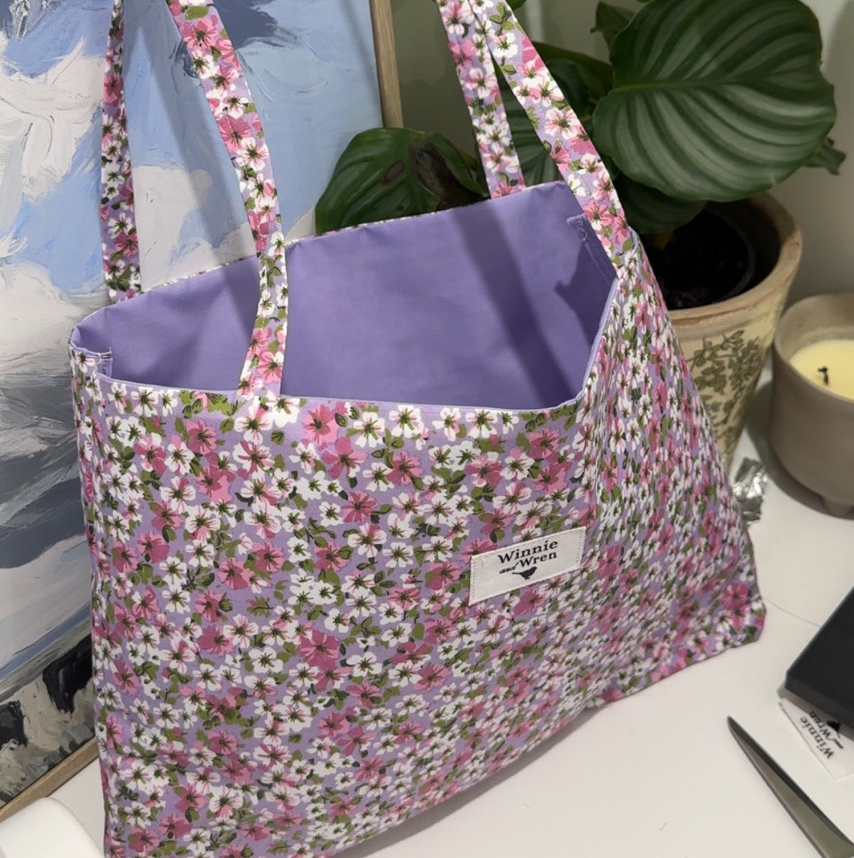 Tote Bag - Lavender Moss
