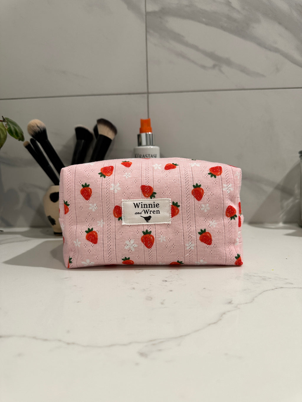Small Cosmetic Bag - Strawberry