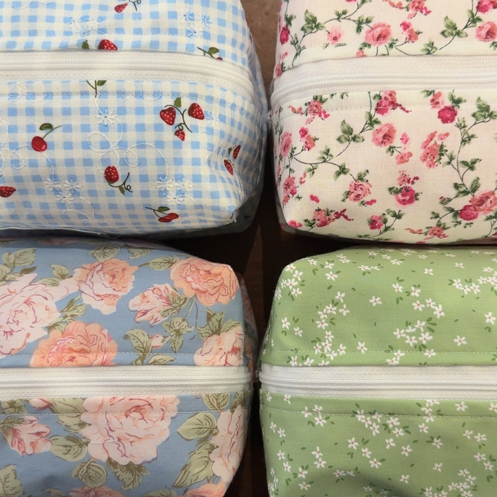 Small Cosmetic Bag - Strawberry Fields