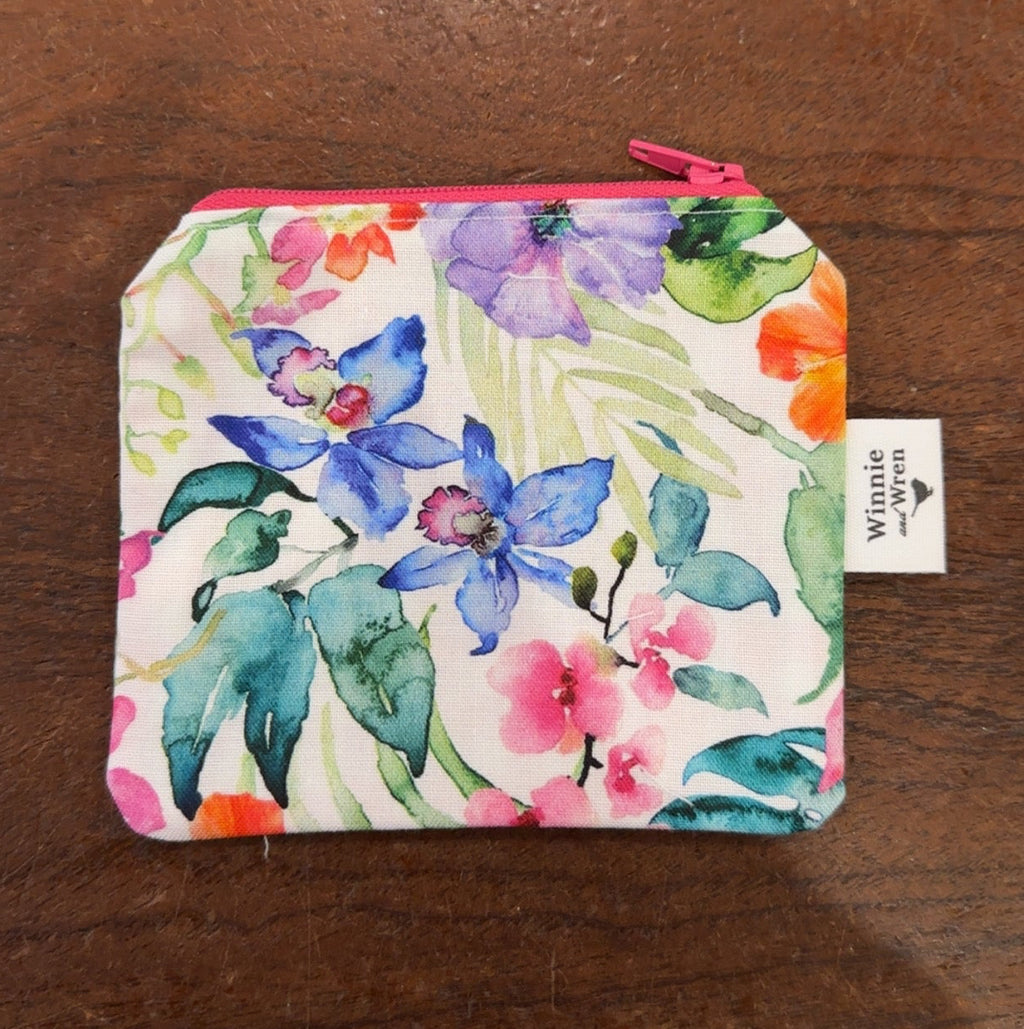 Mini Bag/Coin Purse - Tropical Bloom