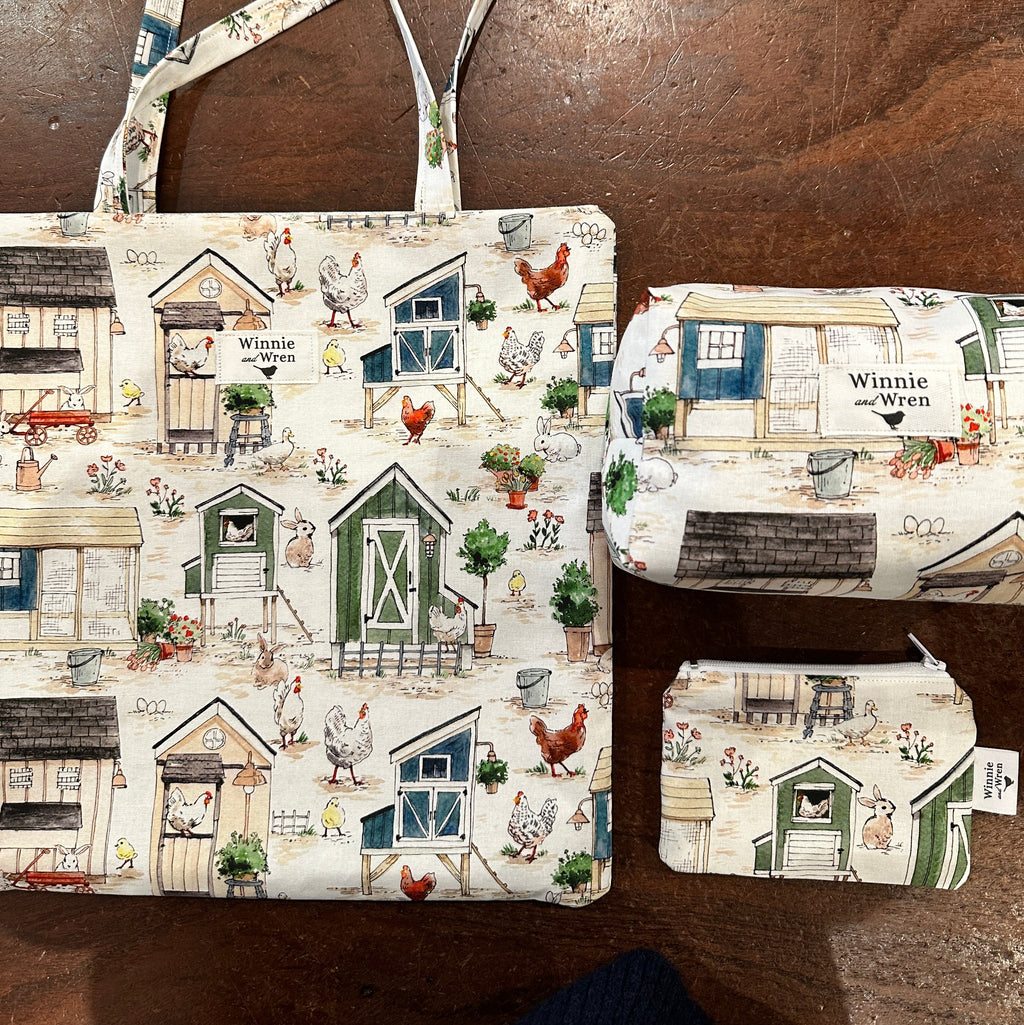 Country Farm Handmade Makeup Bag
