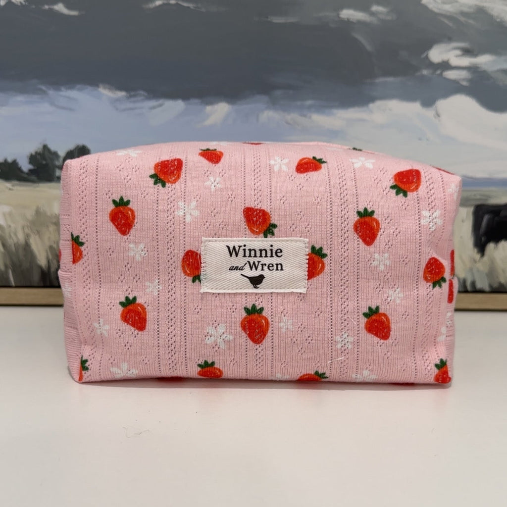 Small Cosmetic Bag - Strawberry