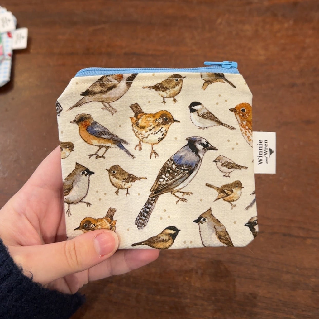 Mini Bag/Coin Purse - Country Birds
