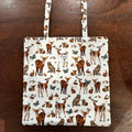 Woodland Deer and Butterfly Handmade Tote Bag
