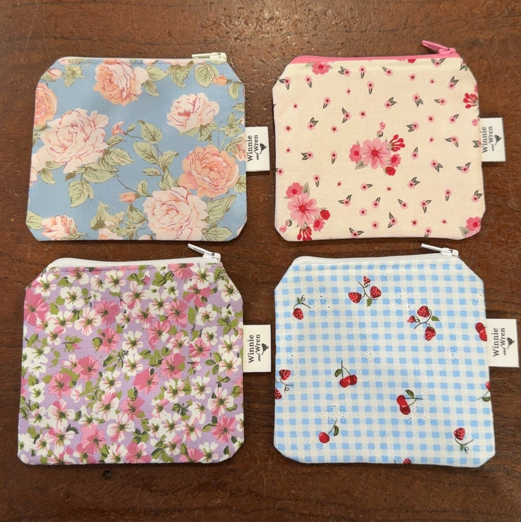 Mini Bag/Coin Purse - Strawberry Fields