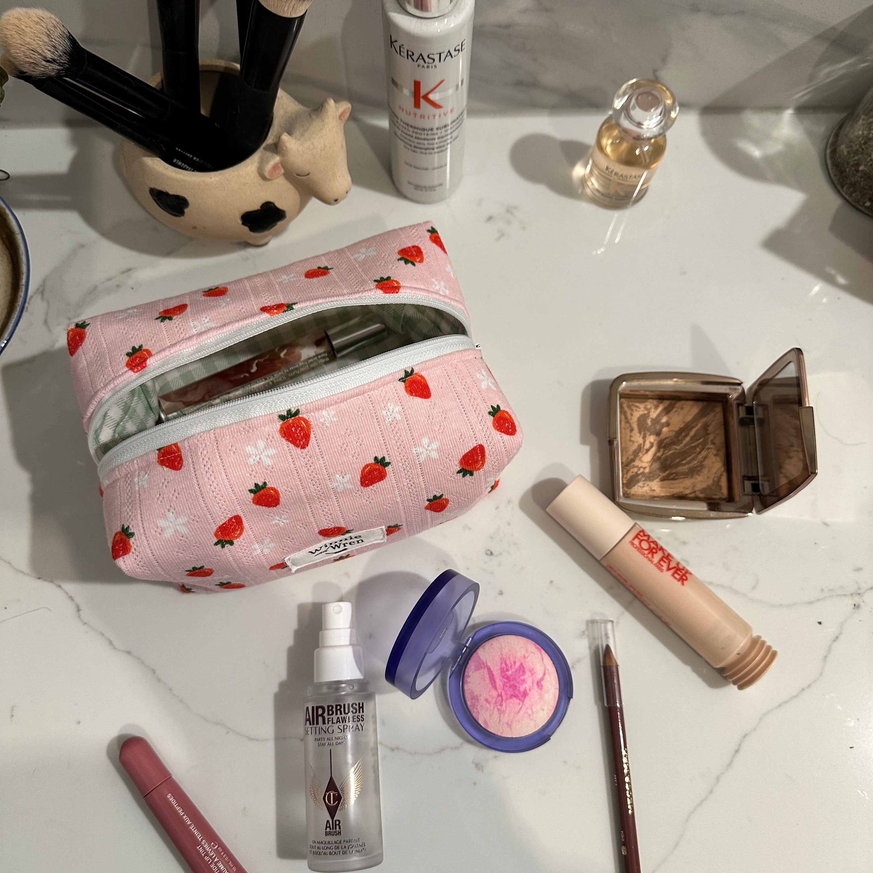 Small Cosmetic Bag - Strawberry